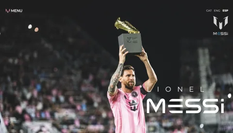 Messi.com - Web Oficial